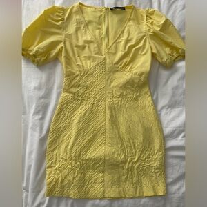 Zara Sunny Yellow Mini Dress